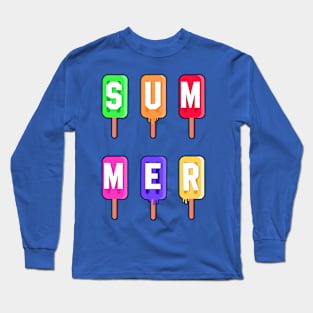 Popsicle Summer Long Sleeve T-Shirt